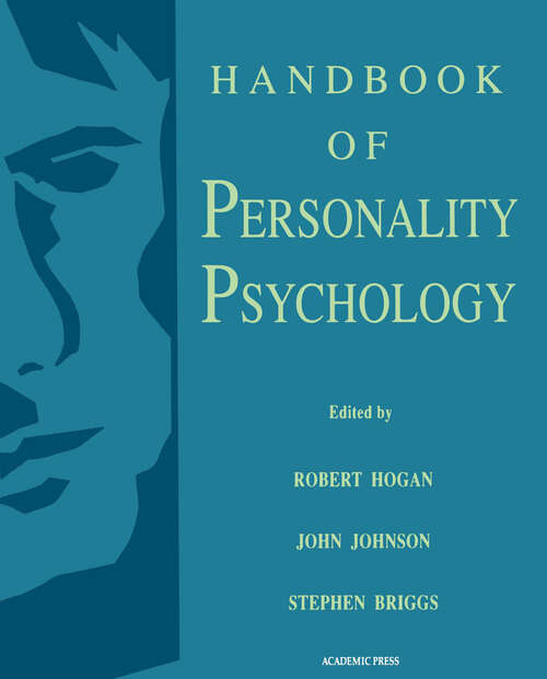 Book cover of Handbook of Personality Psychology