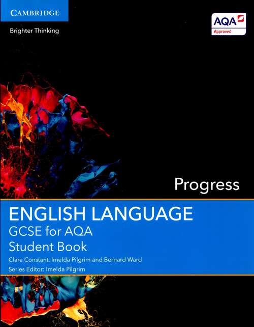 Book cover of Cambridge English Language GCSE for AQA: Progress student book (PDF)