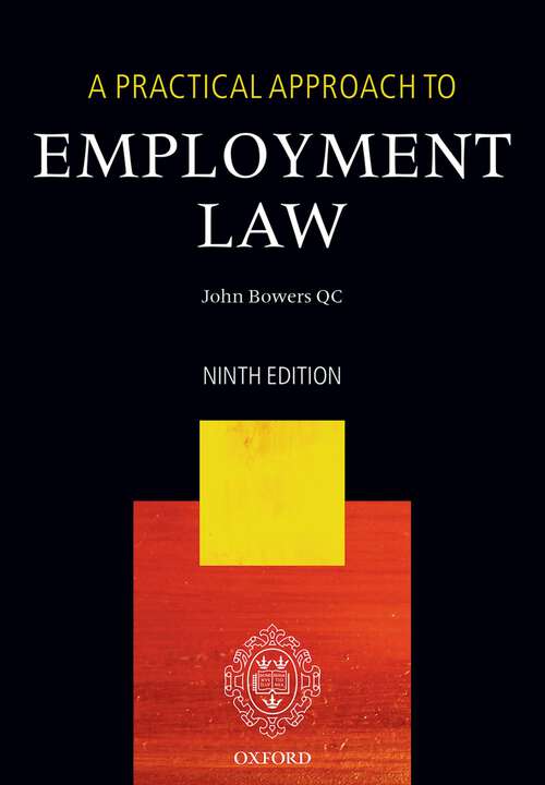 Book cover of A Practical Approach to Employment Law (A Practical Approach)