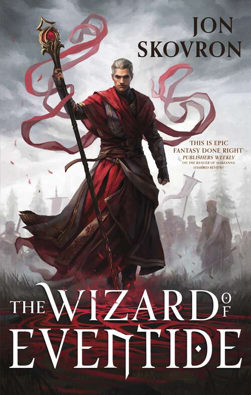 Book cover of The Wizard of Eventide (The Goddess War #3)