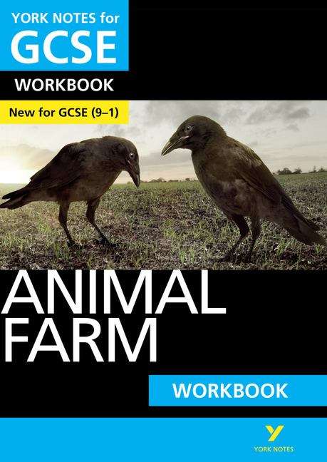 Book cover of Animal Farm: York Notes For Gcse Workbook Grades 9-1