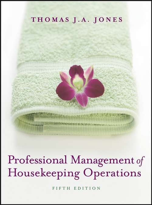 Book cover of Professional Management of Housekeeping Operations