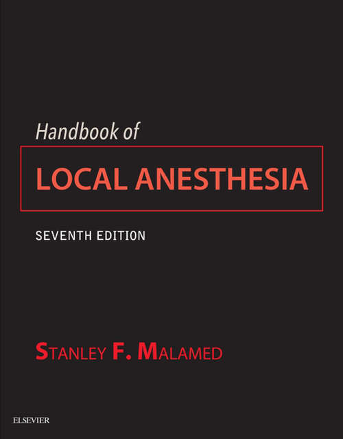 Book cover of Handbook of Local Anesthesia - E-Book (7)