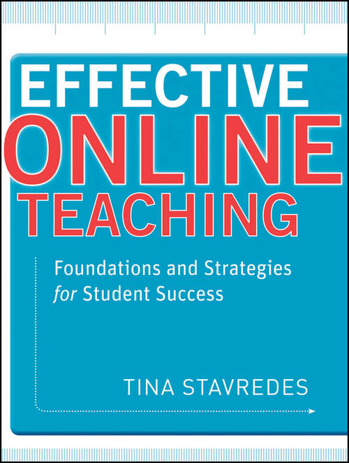 Book cover of Effective Online Teaching: Foundations and Strategies for Student Success
