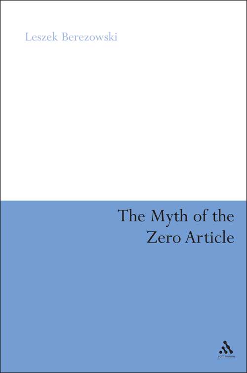 Book cover of The Myth of the Zero Article