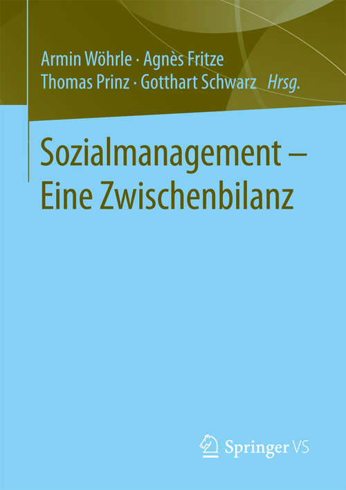Book cover of Sozialmanagement – Eine Zwischenbilanz