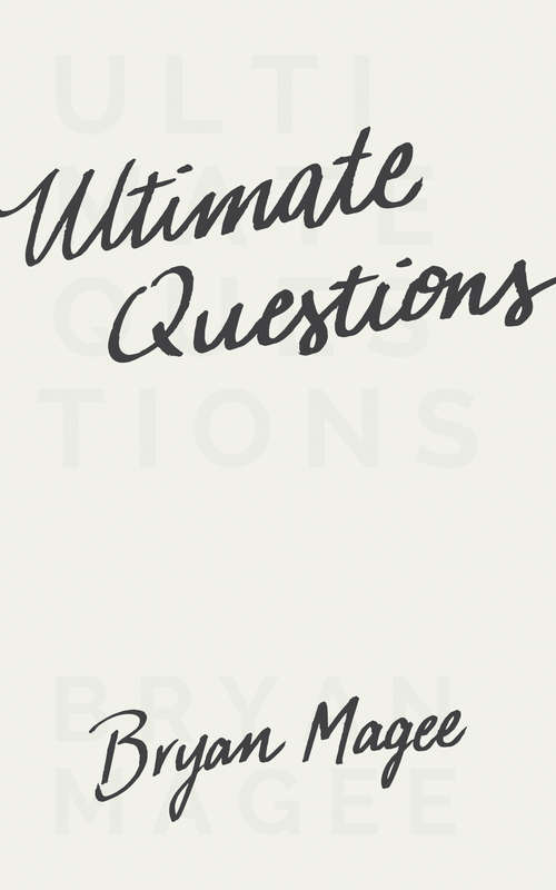 Book cover of Ultimate Questions