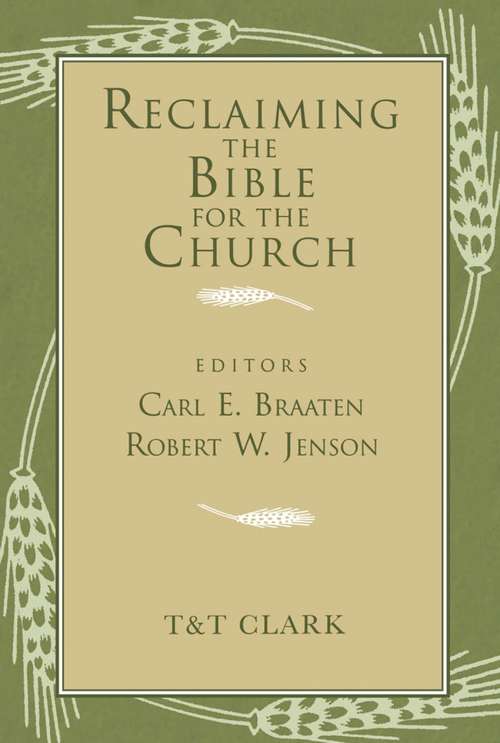 Book cover of Reclaiming the Bible for the Church