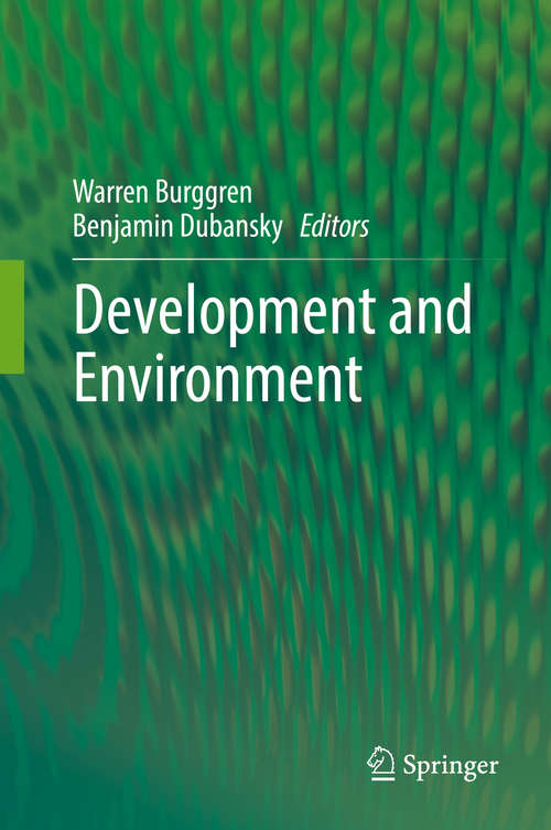 Book cover of Development and Environment (1st ed. 2018)