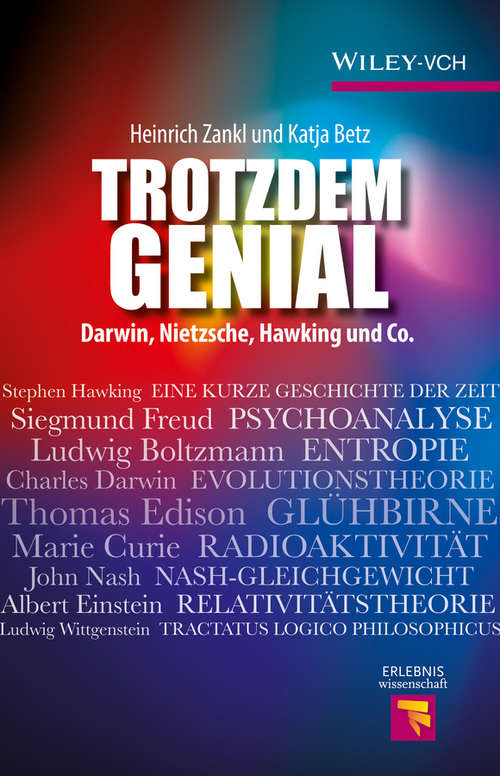 Book cover of Trotzdem Genial: Darwin, Nietzsche, Hawking und Co. (Erlebnis Wissenschaft)