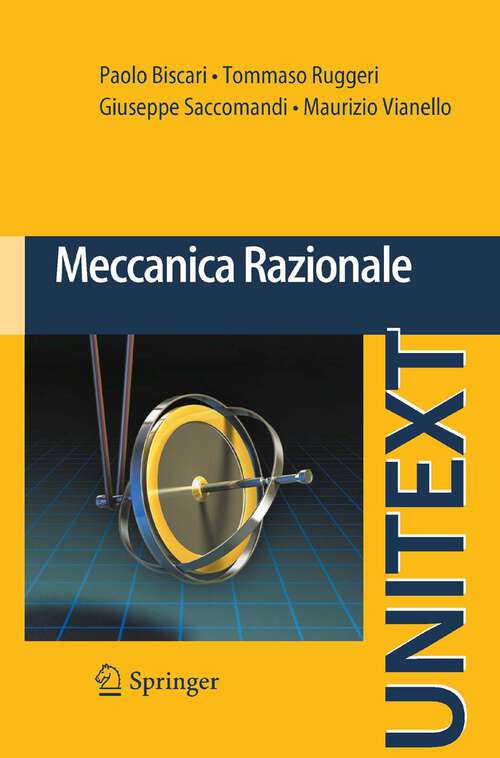 Book cover of Meccanica razionale (2013) (UNITEXT #69)