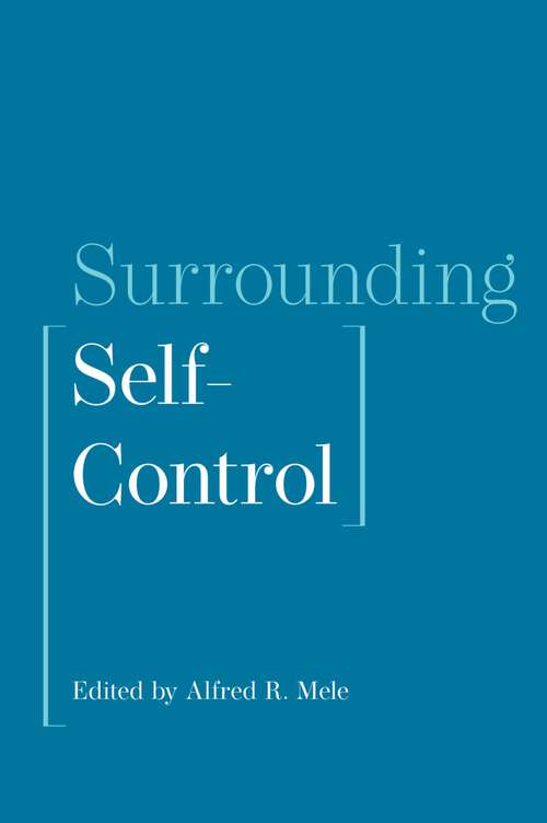Book cover of Surrounding Self-Control
