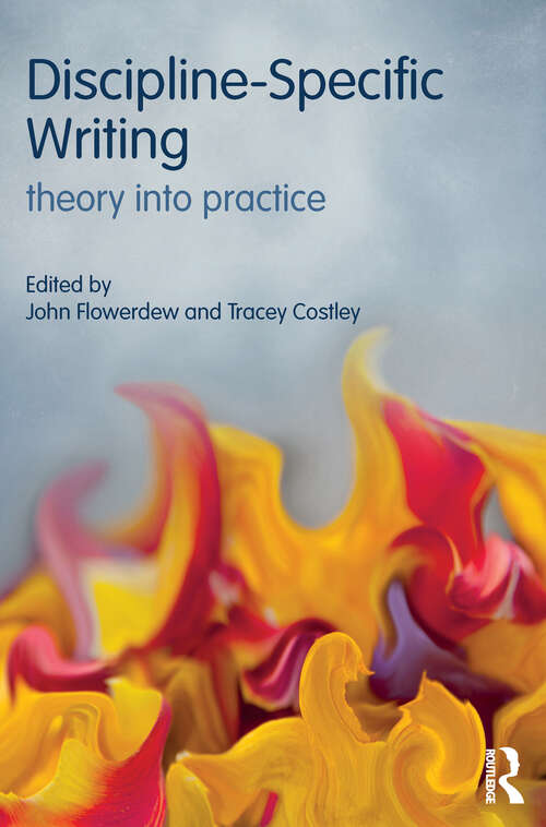 Book cover of Discipline-Specific Writing: Theory into practice