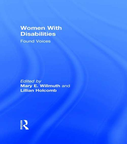 Book cover of Women With Disabilities: Found Voices