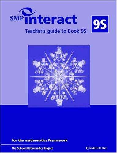 Book cover of SMP Interact Teacher's Guide to Book 9S: For the Mathematics Framework (PDF)