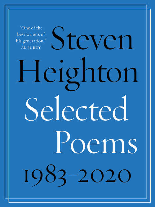 Book cover of Selected Poems 1983–2020