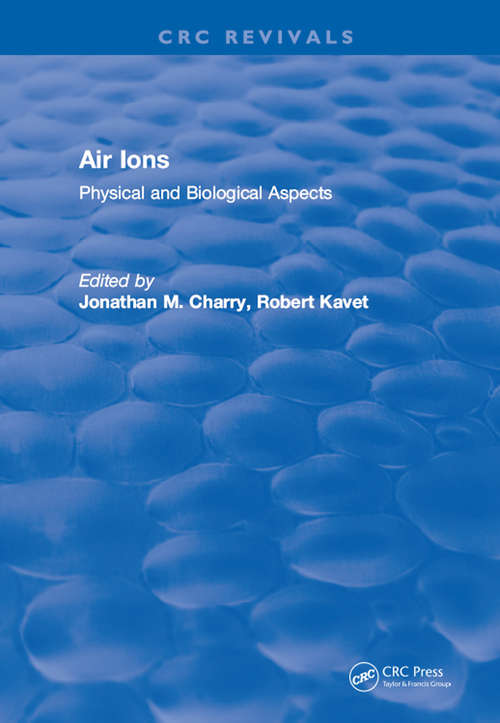 Book cover of Air Ions: Physical and Biological Aspects