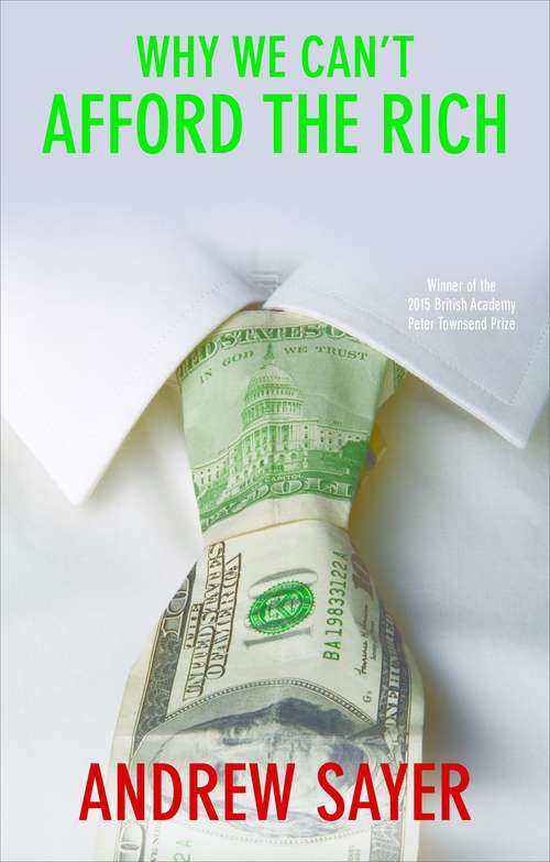 Book cover of Why We Can't Afford The Rich (PDF)