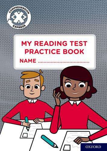 Book cover of Project X Comprehension Express: My Reading Test Practice Book (PDF)