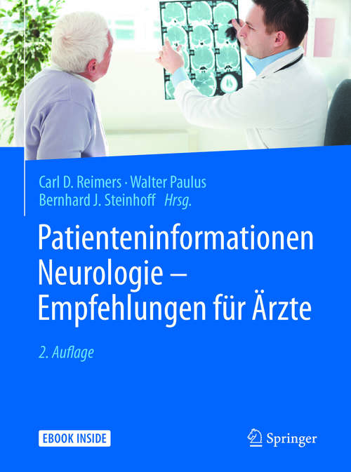 Book cover of Patienteninformationen Neurologie – Empfehlungen für Ärzte (2. Aufl. 2017)