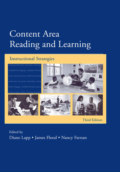 Book cover of Content Area Reading and Learning: Instructional Strategies, 3rd Edition (3)