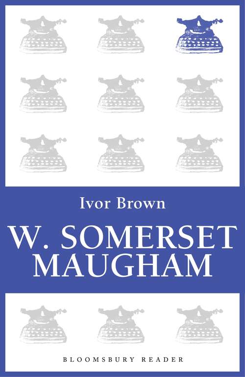 Book cover of W. Somerset Maugham