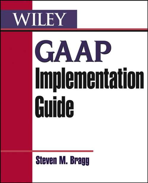 Book cover of GAAP Implementation Guide