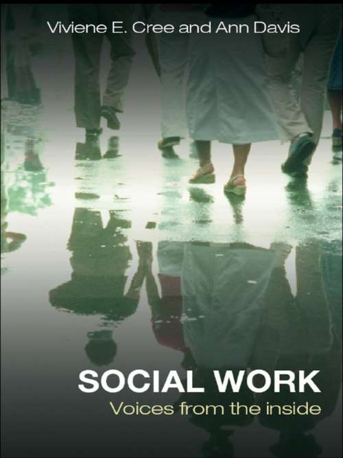 Book cover of Social Work: Voices from the inside