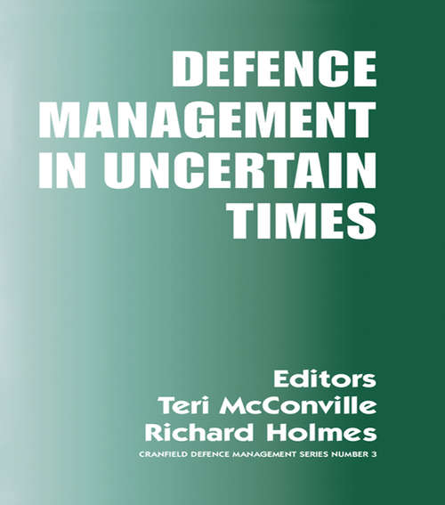 Book cover of Defence Management in Uncertain Times