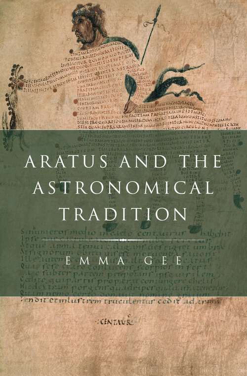 Book cover of Aratus And The Astronomical Tradition