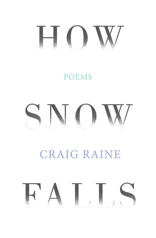 Book cover of How Snow Falls: Poems (Main)