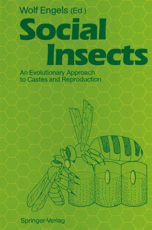 Book cover of Social Insects: An Evolutionary Approach to Castes and Reproduction (1990)