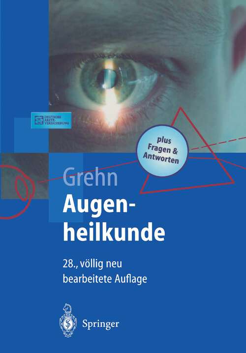 Book cover of Augenheilkunde (28. Aufl. 2003) (Springer-Lehrbuch)