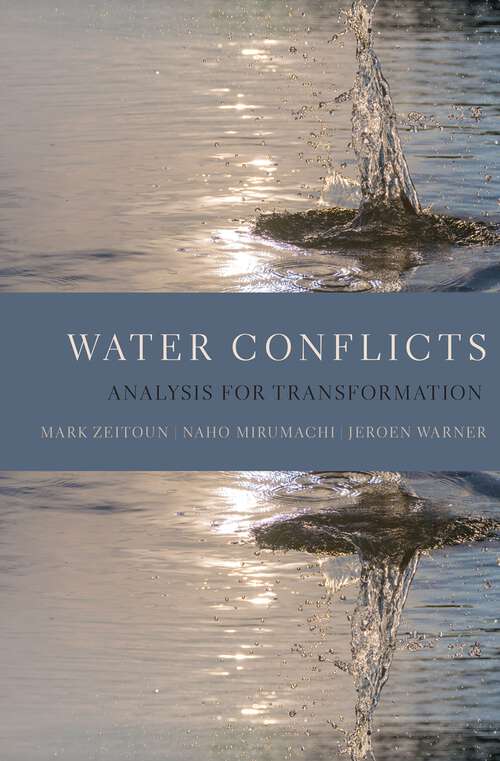 Book cover of Water Conflicts: Analysis for Transformation