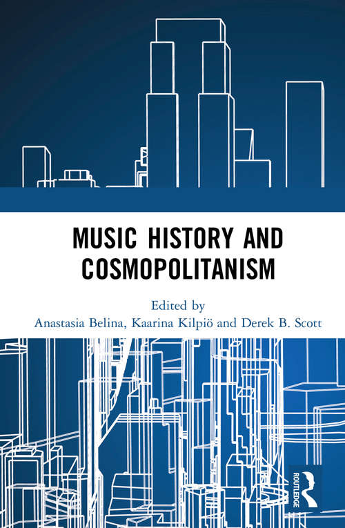 Book cover of Music History and Cosmopolitanism