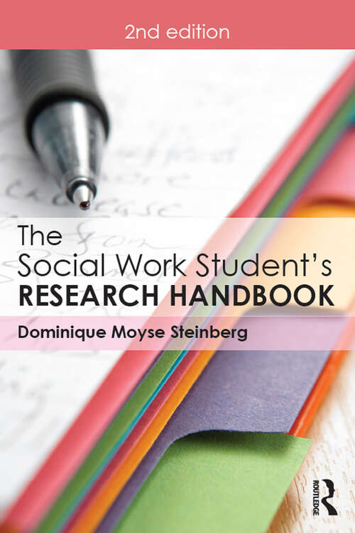 Book cover of The Social Work Student's Research Handbook (2)