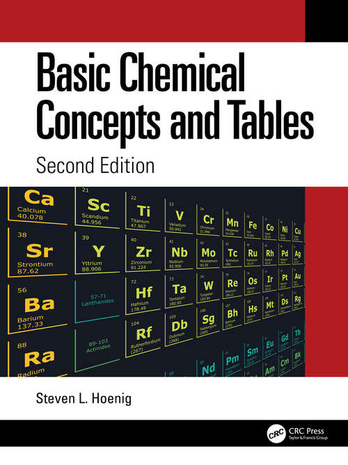 Book cover of Basic Chemical Concepts and Tables