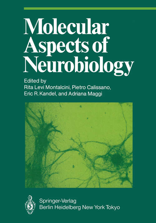 Book cover of Molecular Aspects of Neurobiology (1986) (Proceedings in Life Sciences)