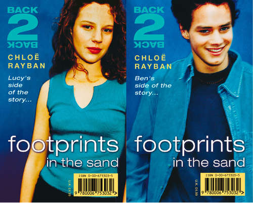 Book cover of Footprints in the Sand (ePub edition) (Back-2-Back #1)