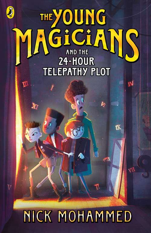 Book cover of The Young Magicians and the 24-Hour Telepathy Plot