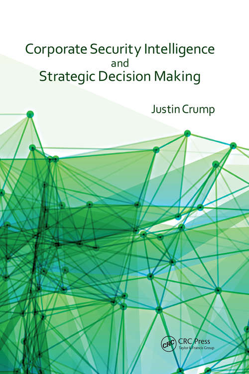 Book cover of Corporate Security Intelligence and Strategic Decision Making