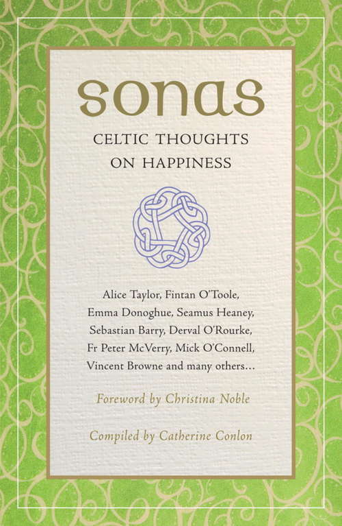 Book cover of Sonas: Celtic Thoughts On Happiness
