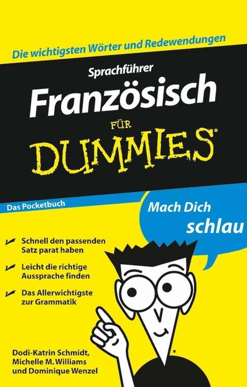 Book cover of Sprachführer Französisch für Dummies Das Pocketbuch (Für Dummies)
