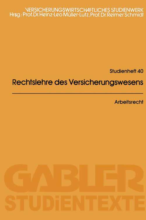 Book cover of Arbeitsrecht (3. Aufl. 1983)
