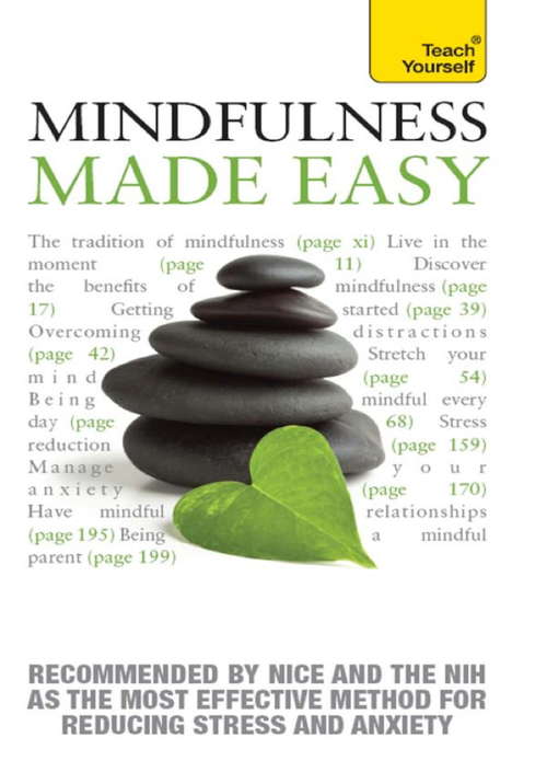 Book cover of Mindfulness Made Easy: Teach Yourself (Teach Yourself)