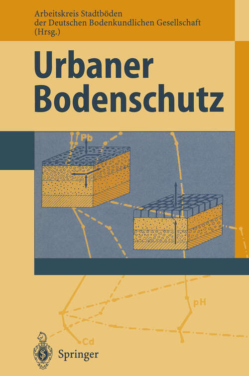 Book cover of Urbaner Bodenschutz (1996)
