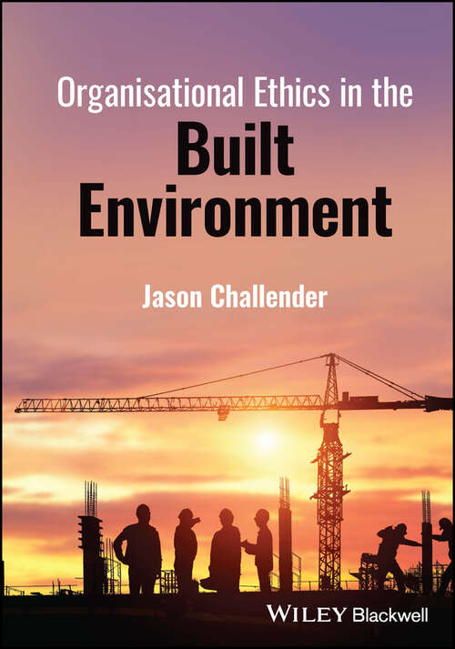 Book cover of Organisational Ethics in the Built Environment