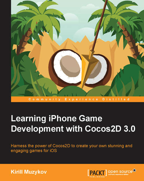 Book cover of Learning iPhone Game Development with Cocos2D 3.0