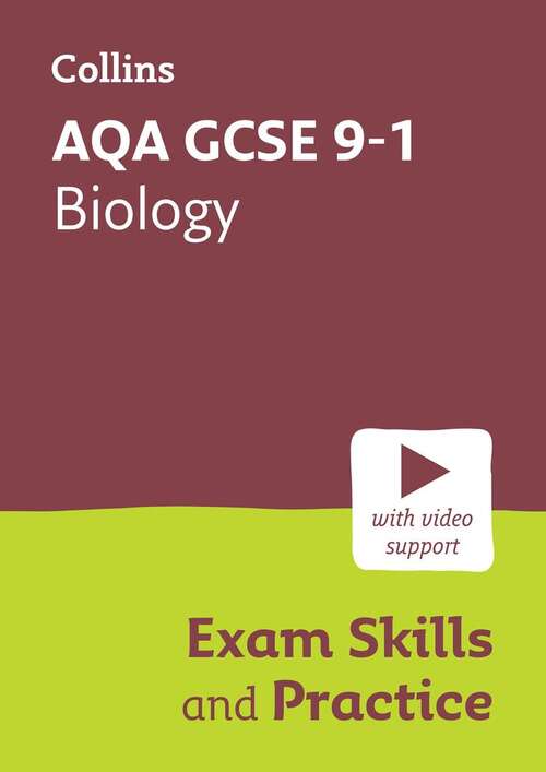 Book cover of AQA Biology GCSE Exam Skills Workbook (GCSE Exam Skills and Practice)