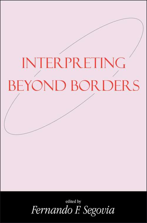 Book cover of Interpreting Beyond Borders (Bible and Postcolonialism)